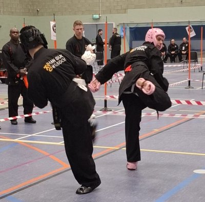 Martial Arts Carterton - Sparing Tournament Turn Spin Back Kick